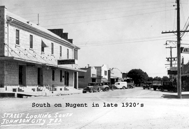 South on Nugent in late 1920's